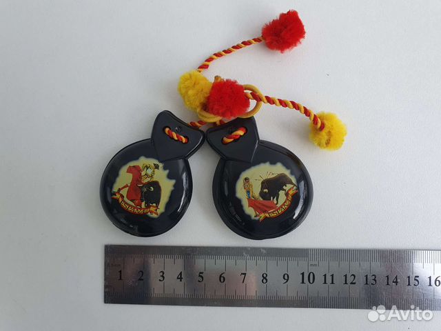 Кастаньеты пластмассовые из Барселоны