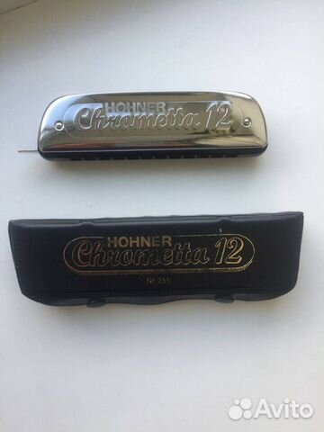 Немецкая губная гармошка Hohner Chrometta 12 (C)