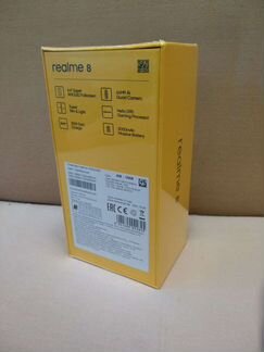 Realme 8, 6/128gb, смартфон новый