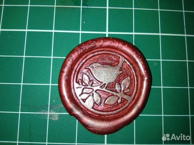 Сургучная печать сургучный оттиск Птица на ветке купить в Нижнекамске ...