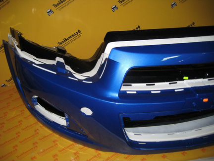 Бампер Chevrolet Aveo T300 окрашенный в цвет
