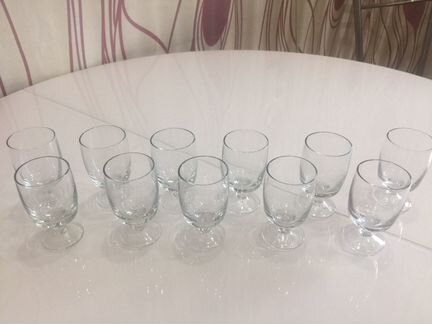 Стаканы, рюмки