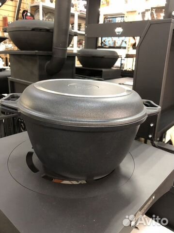 Алюминиевый казан 3л с антипригарным покрытием