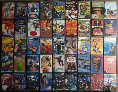 Картриджи на sega