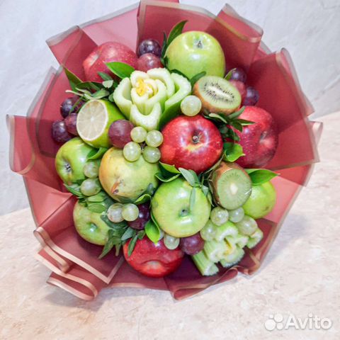 Фруктовый букет съедобный полезный подарок