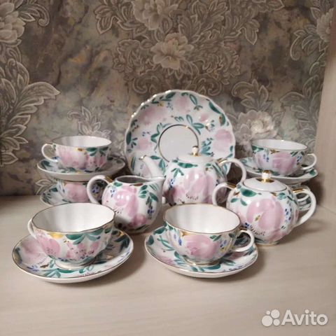 Сервиз чайный Тюльпаны Л.И.Григорьева