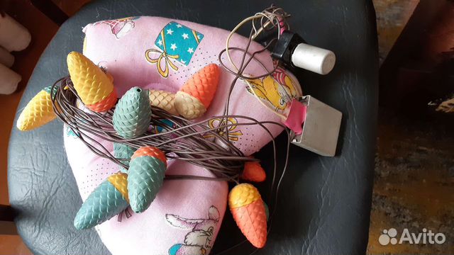 Гирлянда шишки времён СССР