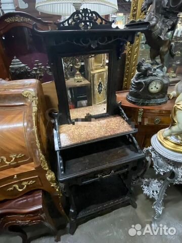 Консоль и зеркало в восточном стиле. Антиквариат