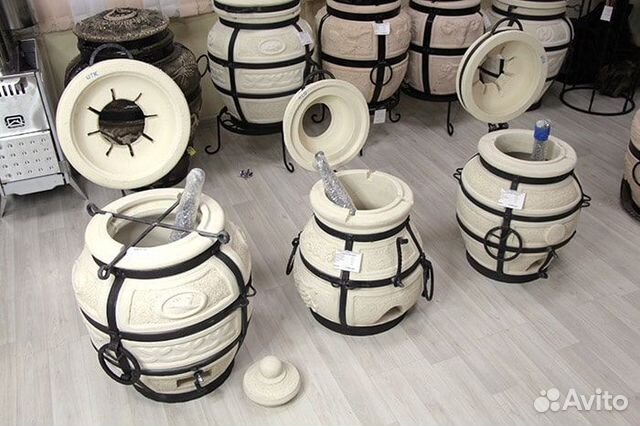 Тандыр с откидной крышкой