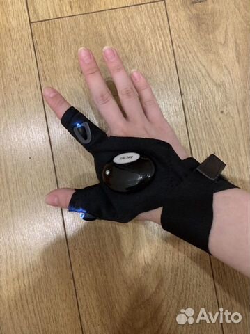 Перчатка с фонариком, тактические перчатки