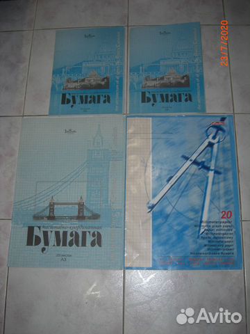 Миллиметровка, папки, палитра