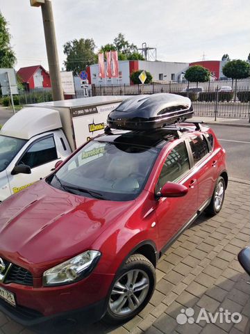 Автобокс Турино LUX черный на Nissan Qashqai