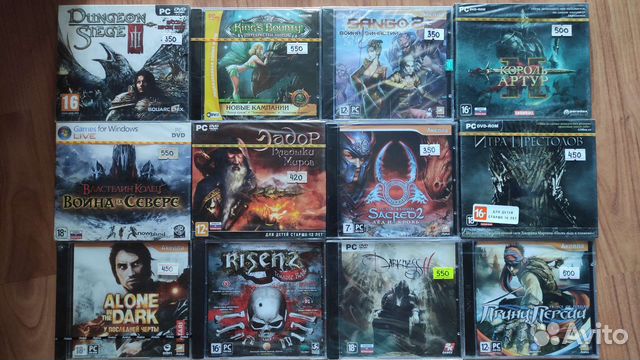 Игры для компьютерa, лицензия, чaсть 1, A-K