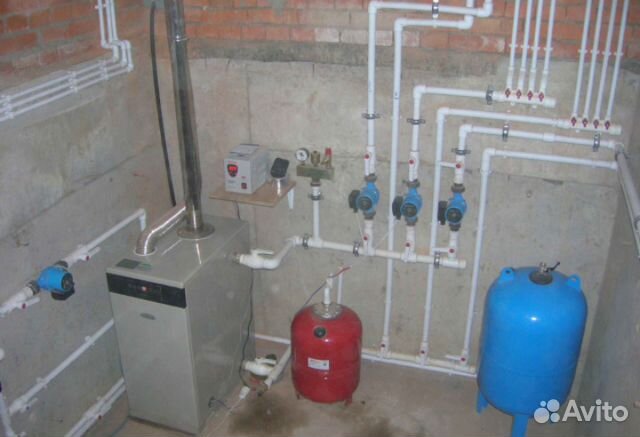 Монтаж отопления, водоснабжения