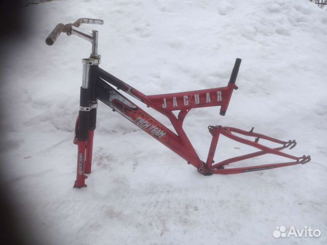 Рама велосипеда двухподвес Jaguar
