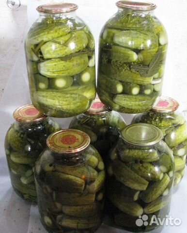 Огурцы, помидоры маринованные домашние, 3 л