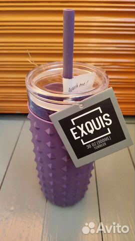 Бутылка, термостакан, стакан с трубочкой