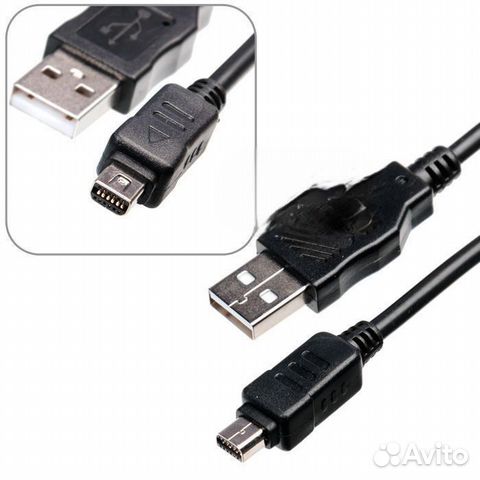 Кабель USB CB-USB5 / CB-USB6 12pin для камер