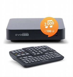 Караоке для дома Evobox black 2000+100 песен