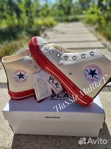 Кеды Converse Comme Des Garson Play Red/White