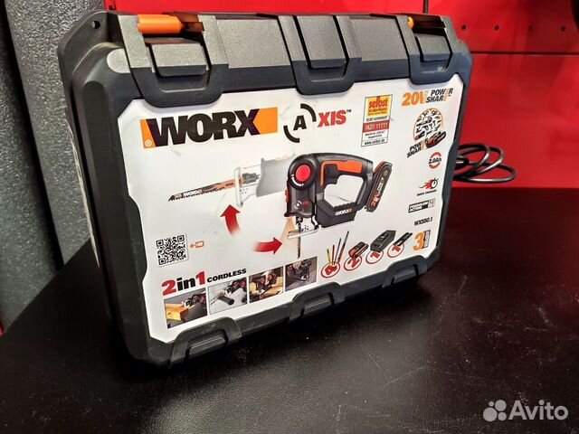 Лобзик аккумуляторный-сабельная пила worx WX550.1