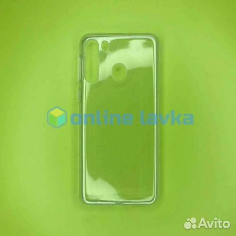 Чехол силикон для Samsung A21 Clear
