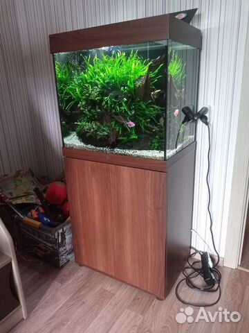 Аквариум Juwel Lido 120л, тёмное дерево