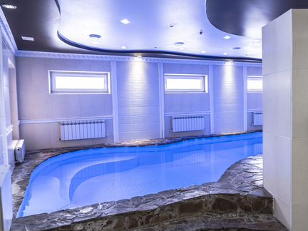 Баня хамам и сауна с бассейном