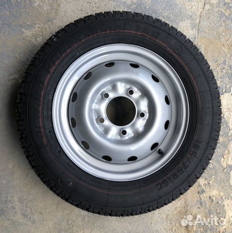 Колесо прицепа R16 Трейлер 139,7х5 Нива 185/75R16