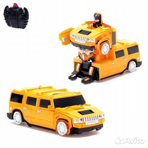 Робот-трансформер радиоуправляемый hummer H2