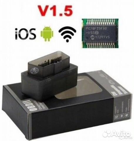 Сканер ELM327 v1.5 Wi-Fi pic18f25k80 чип для iOS