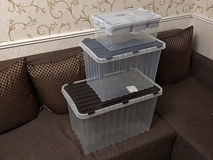 Ящик контейнер пластиковый 53/36/17/12/6 литров