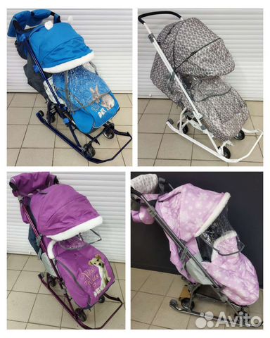 Новые санки-коляска Nika, Наши детки, Умка