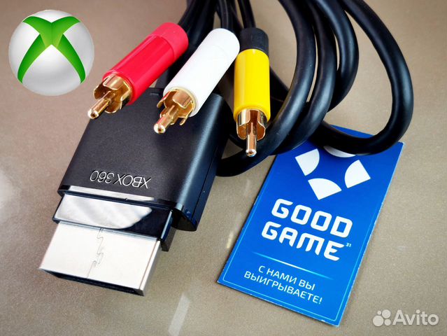 Композитный (AV) кабель Xbox 360 Fat \ Slim. Новый