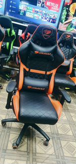 Премиум игровые кресла Cougar оранжевые