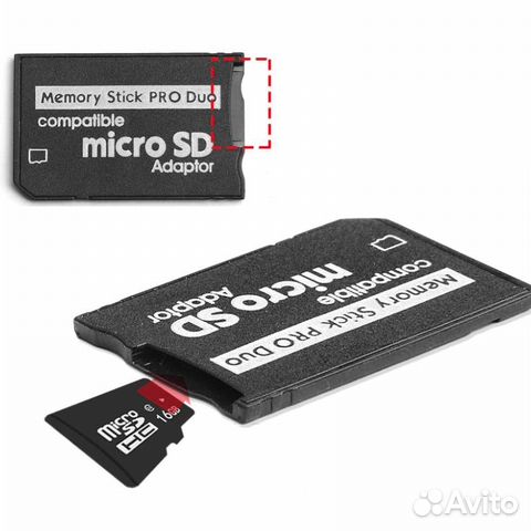Micro SD переходник для Sony PSP
