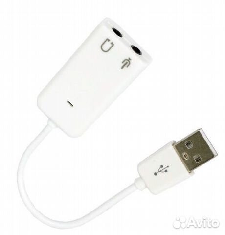 Переходник USB2.0) audio (2X3.5 jack) Z10