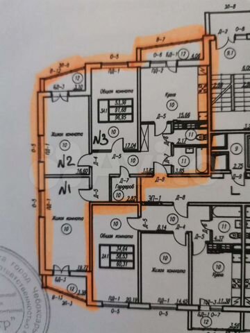3-к. квартира, 96 м², 22/25 эт.