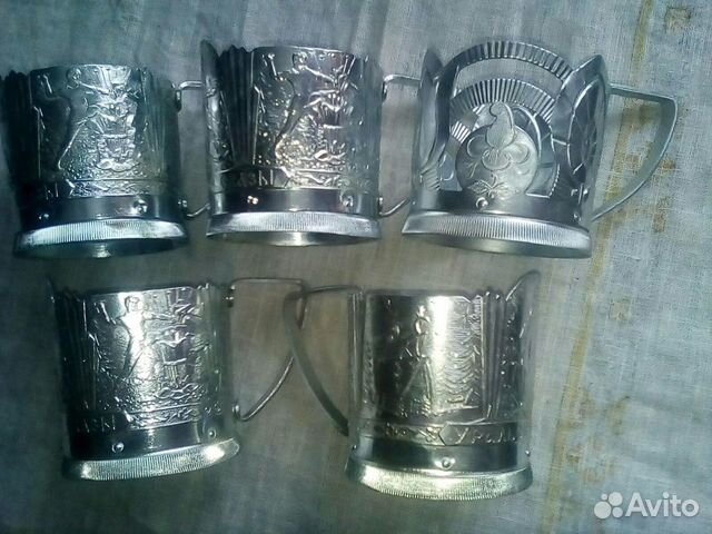 Подстаканники СССР, стаканы