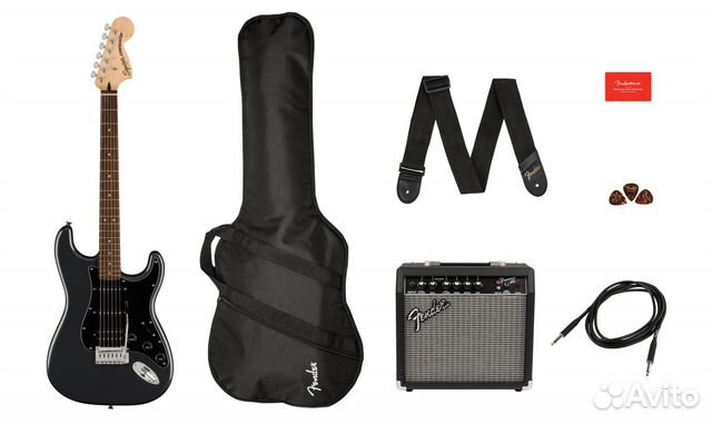 Комплект fender squier Affinity Stratocaster HSS P