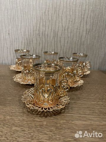 Набор Армуду золотом цвете Турция