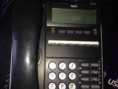 Телефон системный NEC