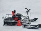 Мотобуксировщик Мухтар 7 с лыжный модулем объявление продам