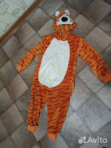 Кигуруми детский костюм пижама Тигр рост 104/110