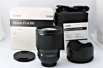 Объектив Sigma 85mm f1.4 Art Canon