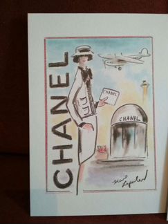 Открытка Chanel Шанель 2021 год на выбор