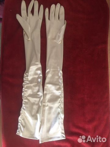 Перчатки женские длинные