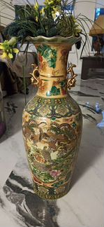 Китайская напольная ваза старинная