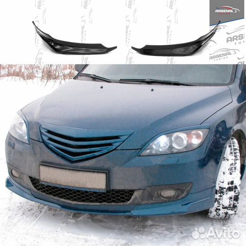 Клыки на mazda 3 хетчбек Touring рестайлинг