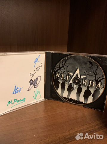 CD Диск alfarda с автографами альфарда